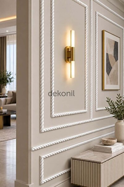 Dekonil Burgu Boyanabilir Esnek Mobilya ve Duvar Çıtası 1,3*95*0,6cm