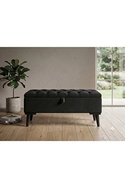gürel Sandıklı puf Bench ayak ucu beybifes kumaş 90*35