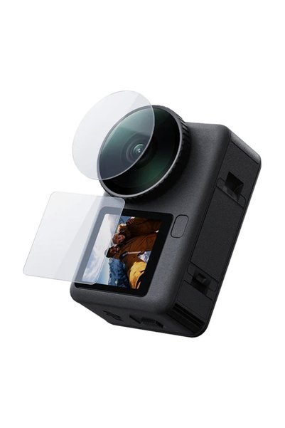 TELESIN tempered glass set for DJI Osmo Action 6 (lens + screen)