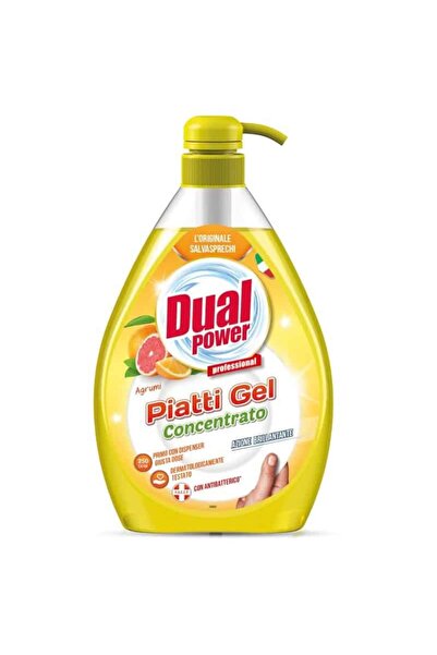 Dual Power Detergent de vase Dual Power, manual, super concentrat, citrice, 1...