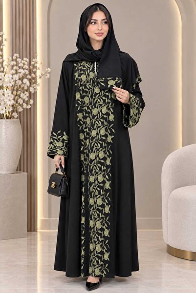 my abaya عباية نسائية سوداء بتصميم أنيق وراقي