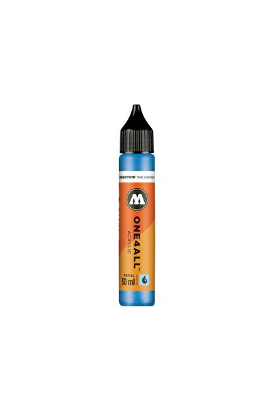 Molotow One4All ™   Ανταλλακτικό 30 ml μεταλλικό μπλε