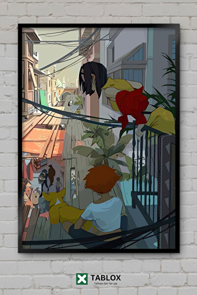 tablomaxtbx Kauboj Bebop Spike Spiegel Anime lik poster umetnički okvir dekor...