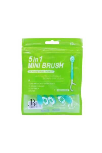 B-Fresh Toothbrushes with Toothpaste, Single-Use, Apple Flavor - 10 Pieces