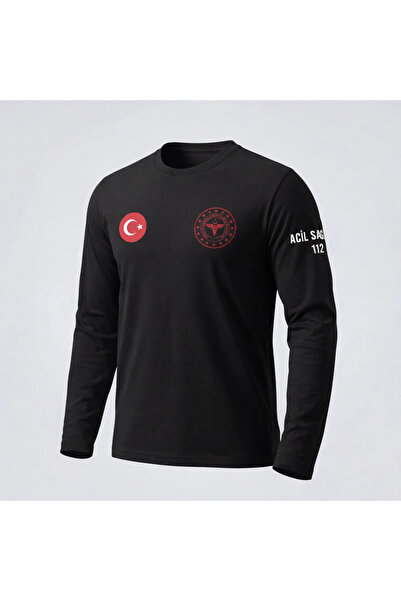 Dune Clothings Acil Sağlık 112 Uzun Kollu T-shirt