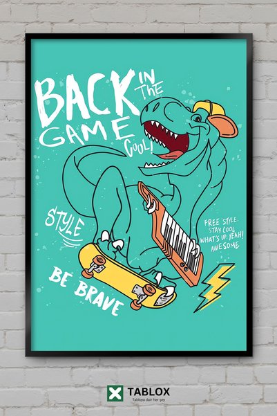 tablomaxtbx Dinosaur Dinosaur Hiphop Hip Hop Muzika Umjetnički Poster Uramlje...