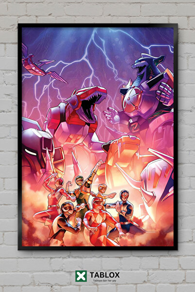 tablomaxtbx Dino Dinosaur Force Power Fantastic Art Αφίσα με Πλαίσιο Διακοσμη...