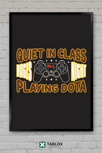 tablomaxtbx Декоративна MDF картина/постер за геймъри на Dota, с тематика от ...