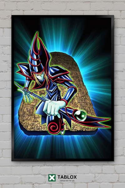 tablomaxtbx Аниме постер Карточка Тъмен магьосник Карт Yu-Gi-Oh! Декоративна ...