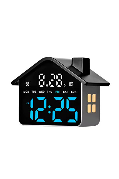 Mihai Ceas digital cu alarmă CASUTA 9033 Afișaj LED Dată și Ziua Săptămânii 2...
