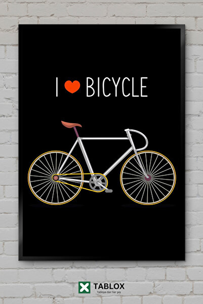tablomaxtbx Plakat sa biciklističkim aktivnostima, ukrasna slika u okviru od ...