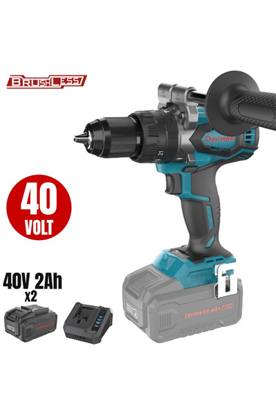 Cat Power KÖMÜRSÜZ AKÜLÜ DARBELİ VİDALAMA Lİ-İON 40V 150NM - K-CATPOWER4411SE...