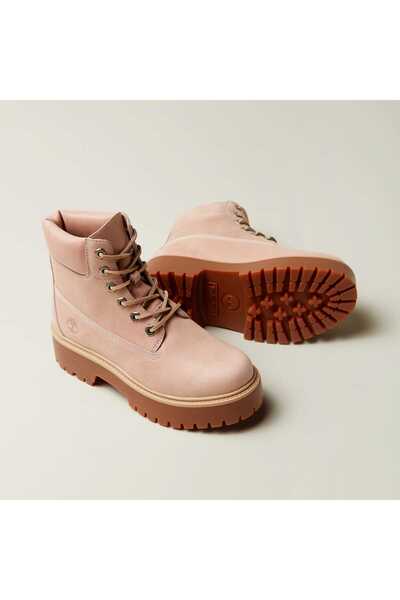 Timberland Stone Street 6 Inch Lace Up Boot Kadin Pembe Bot