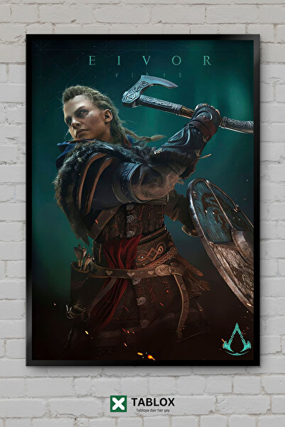 tablomaxtbx Eivor Assassin's Creed Viking, personaj de joc feminin, tablou de...