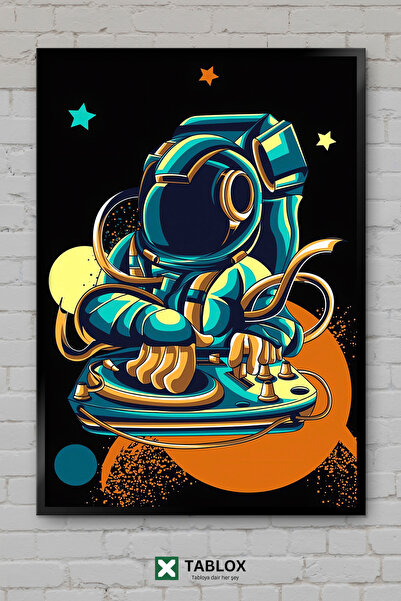 tablomaxtbx Dj Space Space Music Ηλεκτρονική Τέχνη Μουσικής Εικονογράφηση Αφί...