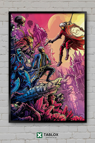 tablomaxtbx Dante Devil May Cry Game Personaj de acțiune Tablou decorativ înr...