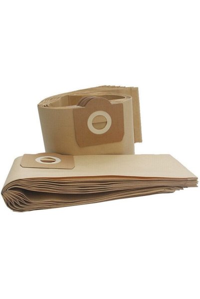 Alpen Set de 10 saci de hârtie din poliamidă DAO pentru aspiratorul Karcher W...