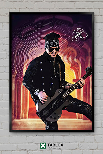 tablomaxtbx DJ Ashba Κιθαρίστας Καλλιτέχνης Ροκ Μουσικής Guns N Roses Διακοσμ...