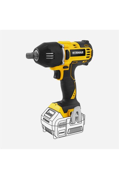 Rtrmax Rtx2029 Şarjlı Darbeli Somun Sıkma Kömürsüz 5 Kademe Çift Akü 18v