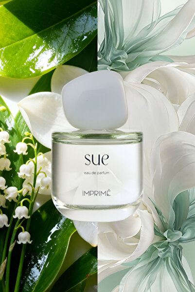 Imprime Sue EDP عطر نسائي 50مل |   زهرية ومسحوقية |   الفاوانيا، الليمون، الورد، الموج، الماغنوليا، المسك