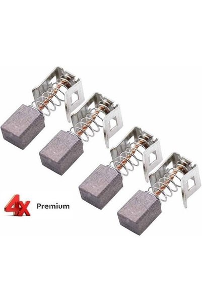 Elworld Σετ 4 ψήκτρες κάρβουνου για Bosch 2607034904, 7.5x6x10mm, premium