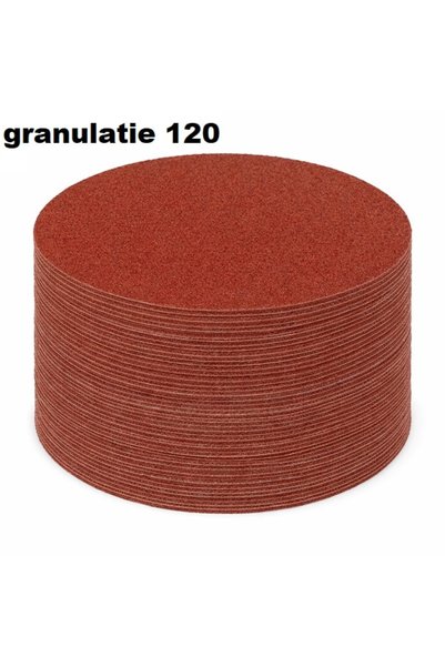 DAO Velcro sanding disc 125 mm, grit 120, 100pcs/set,