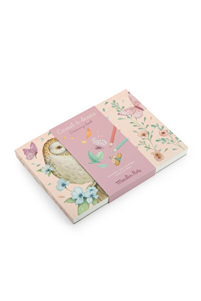 Moulin Roty Carnet de schițe 60 de pagini LES ROSALIES