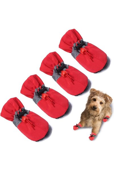 KASTWAVE Dog Boots, Dog Shoes Paw Protector, Waterproof Shoes for Dogs, Socks...