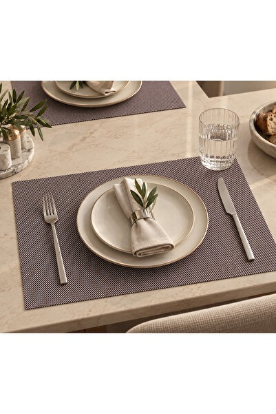 safir home collection Amerikan Servisi “Weave” 6’lı takım 35x50
