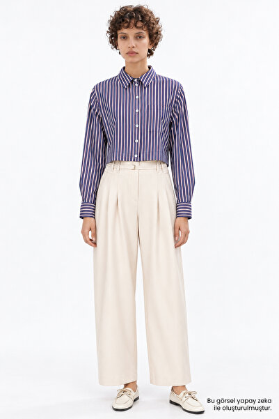 Exquise Long Sleeve Buttoned Regular Shirt