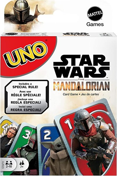 Mattel Games يونو ® حرب النجوم ™ مجموعة بطاقات بتصميم الماندالوريان في عل...