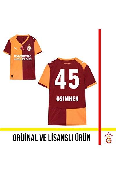 Galatasaray Lisanslı 2025/2026 Sezon Parçalı İç Saha Osimhen Baskılı Forma