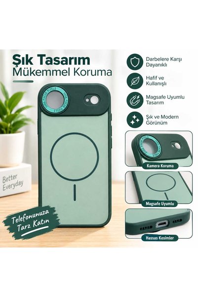 BlueTeam غطاء حماية للكاميرا متوافق مع آيفون 17 مصنوع من السيليكون