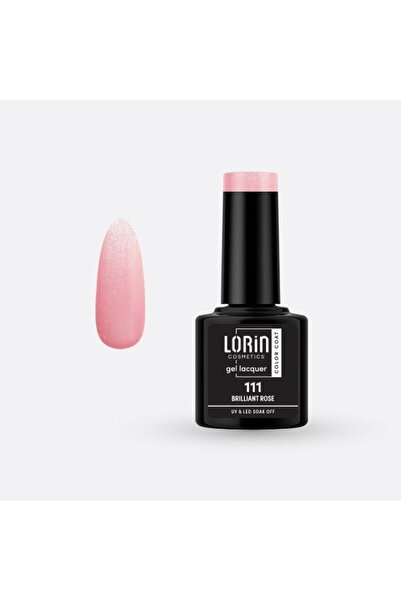 Lorin Cosmetics Lorin Ημιμόνιμο Βερνίκι Νυχιών Τζελ 8ml. # 111 (Λαμπερό Τριαν...