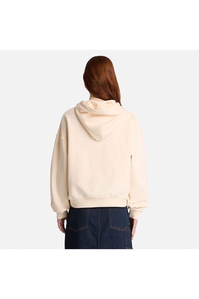 Timberland Elevated Hoodie Kadin Bej Sweatshirt