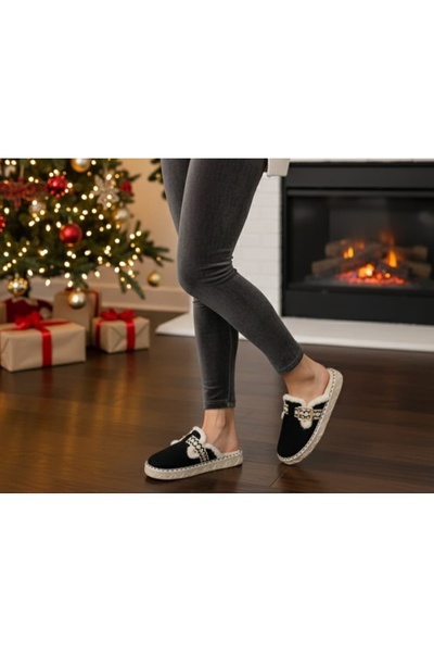 SCL Women's Winter House Slippers with Plush Inside, Warm and Comfortable Sli...