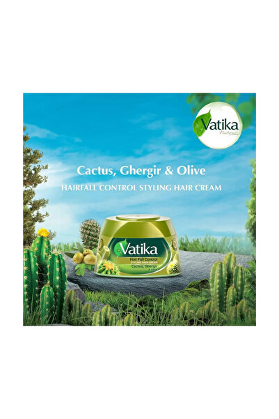Vatika Naturals كريم بلسم للتحكم في تساقط الشعر 210 مل | تساقط شعر أقل بنسبة ...