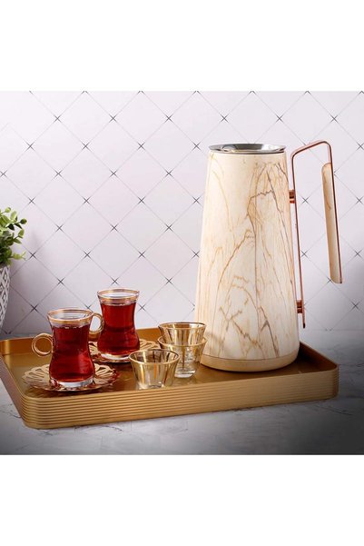 TAVOLO Termoste Pinu Marble with Copper Handle 1 Liter