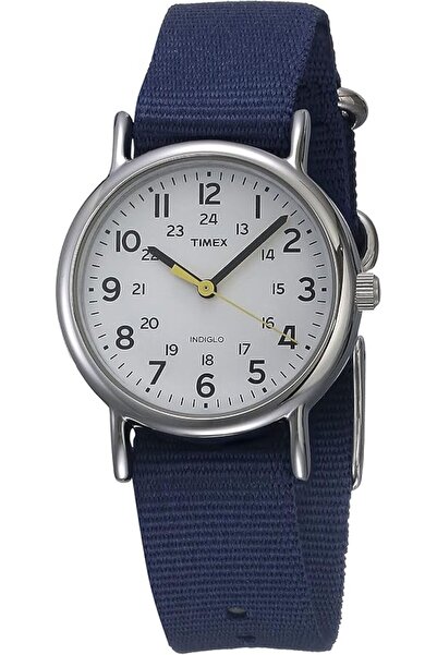 Timex ساعة يد ويك ايندر من تايمكس، سهلة الارتداء بسوار من النايلون بمقاس 38 م...