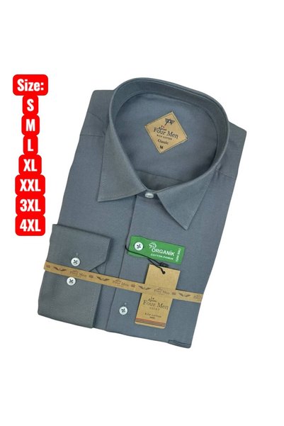 Aycan Fourmen Classic Cut Soft Cotton Single Pocket Shirt