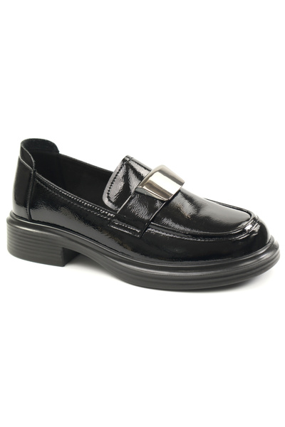 PASS Collection Pantofi dama M5M580012A 01 L-negru lac-38