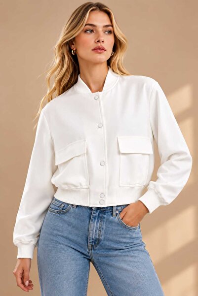 Benedetto New Season Premium Quality Bomber Women's Jacket – Stylish Ribbed J...
