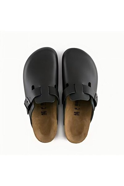 BIRKENSTOK أحذية جلدية مسطحة للجنسين، أحذية مغلقة من الخلف سهلة الارتداء، مع ...