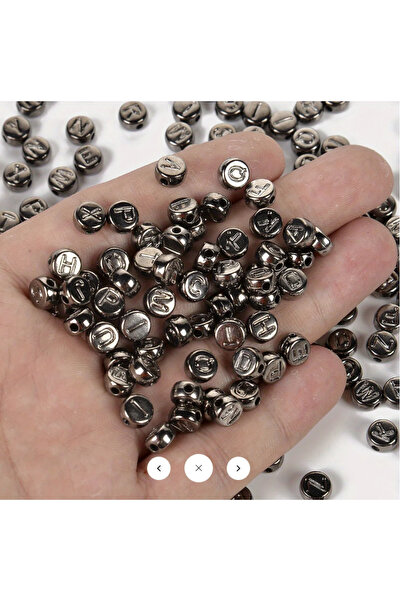 zerzembe 500 Pieces of 7mm Round Decorative Letter Beads, for Jewelry Making ...