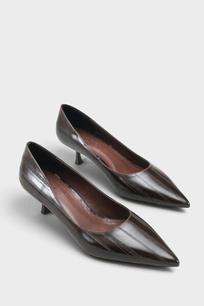 Capone Outfitters Yolanda Short Heeled Stiletto Shoes