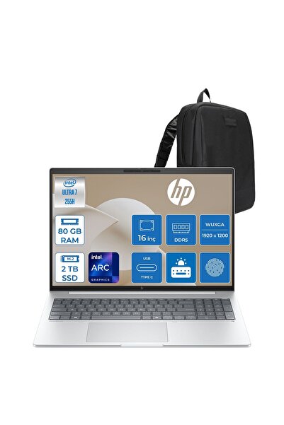 HP Elitebook 8 G1I Intel® Core Ultra 7 255H 80GB Ddr5 2tb SSD Intel® Arc™ 140...