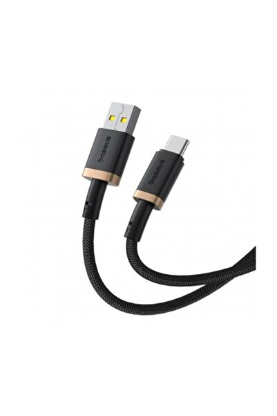 Baseus Καλώδιο USB-A σε USB-C Σειρά Dura, 60W, 3A, 1μ, Χρυσό P10377802U01-00