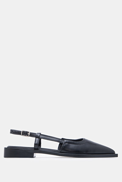 Luigi Μυτερές γόβες slingback με τακούνι - Μαύρες - 36