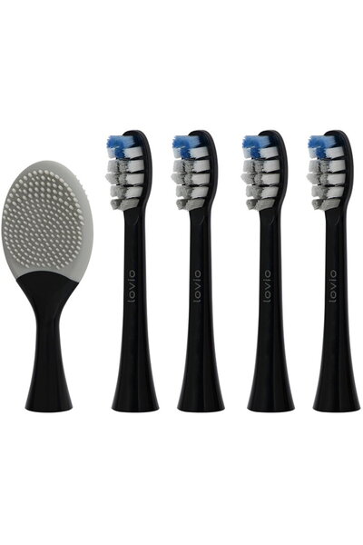 Other Capete de periuță de dinți Lovio LVTB124BK-HM SonicProtect PRO Medii Negre
