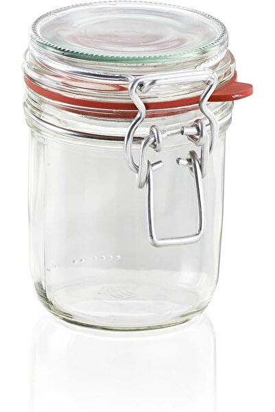 Leifheit Clip Top Jar 370 ml | Food Preserving and Storage Solution | Suitabl...